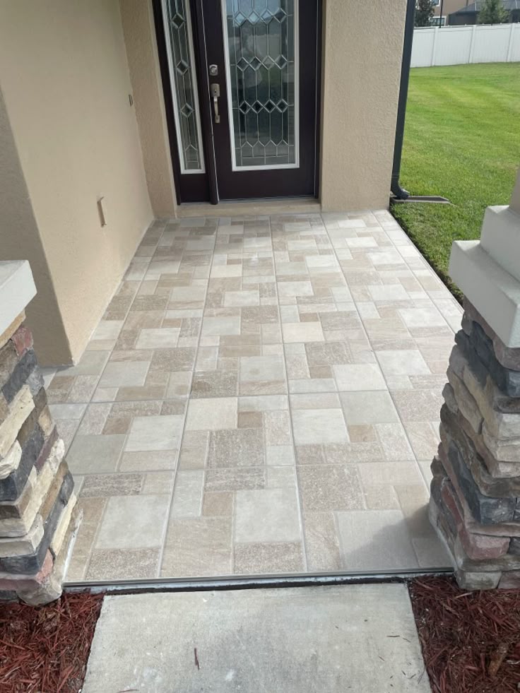 front porch tile